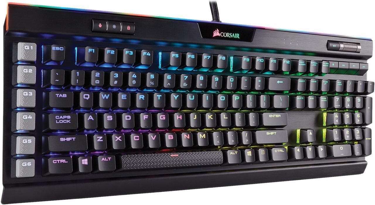 Alt view image 13 of 19 - Corsair K95 RGB PLATINUM Mechanical Gaming Keyboard, Cherry MX Brown, Backlit RGB LED, Black