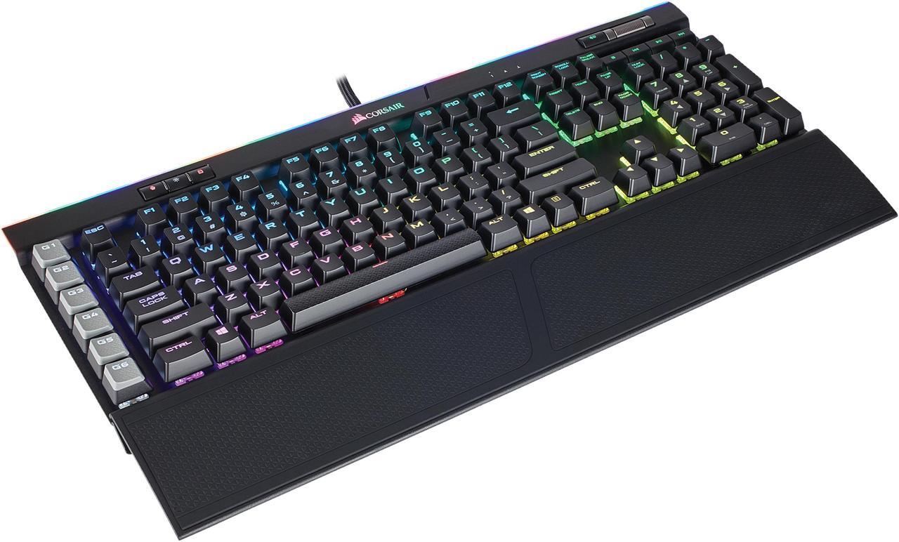 Alt view image 9 of 19 - Corsair K95 RGB PLATINUM Mechanical Gaming Keyboard, Cherry MX Brown, Backlit RGB LED, Black