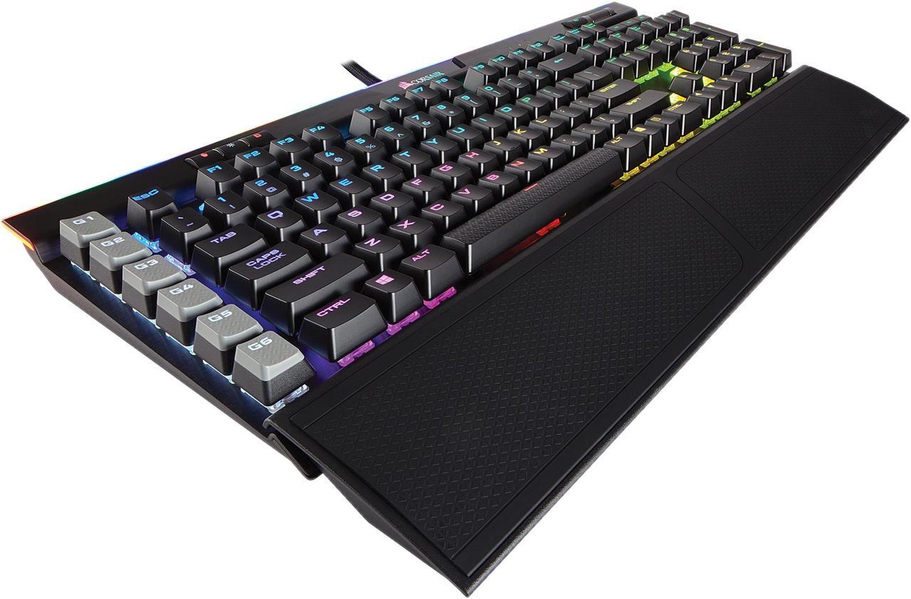Alt view image 12 of 19 - Corsair K95 RGB PLATINUM Mechanical Gaming Keyboard, Cherry MX Brown, Backlit RGB LED, Black
