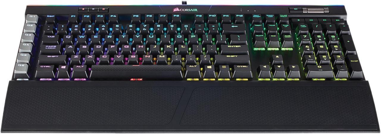 Alt view image 10 of 19 - Corsair K95 RGB PLATINUM Mechanical Gaming Keyboard, Cherry MX Brown, Backlit RGB LED, Black