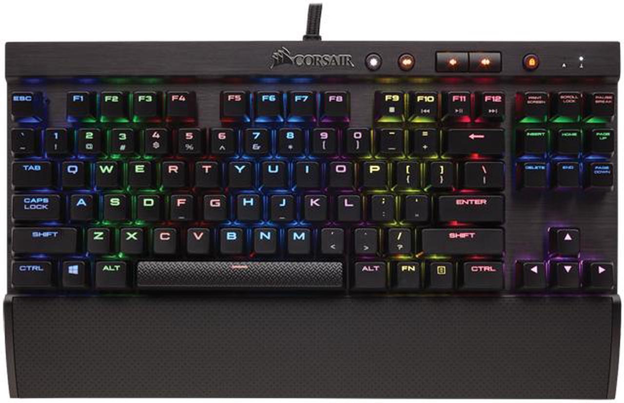 Main image of Certified Refurbished CH-9110014-NA CORSAIR K65 RGB-LED Cherry MX Speed Rapidfire Gaming Mechanical Keyboard