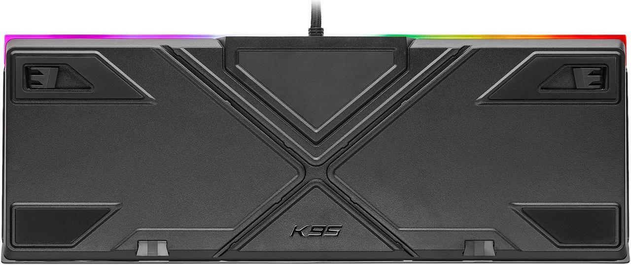 Alt view image 6 of 10 - Corsair K95 RGB Platinum XT Mechanical Gaming Keyboard, Backlit RGB LED, Cherry MX Speed RGB Silver, Black (CH-9127414-NA)