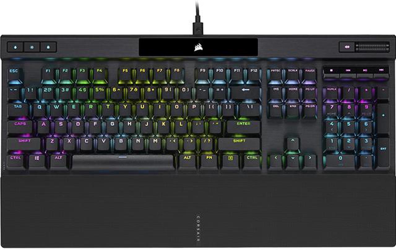 Corsair K70 RGB PRO Mechanical Gaming Keyboard with PBT DOUBLE SHOT PRO Keycaps - CHERRY MX SPEED