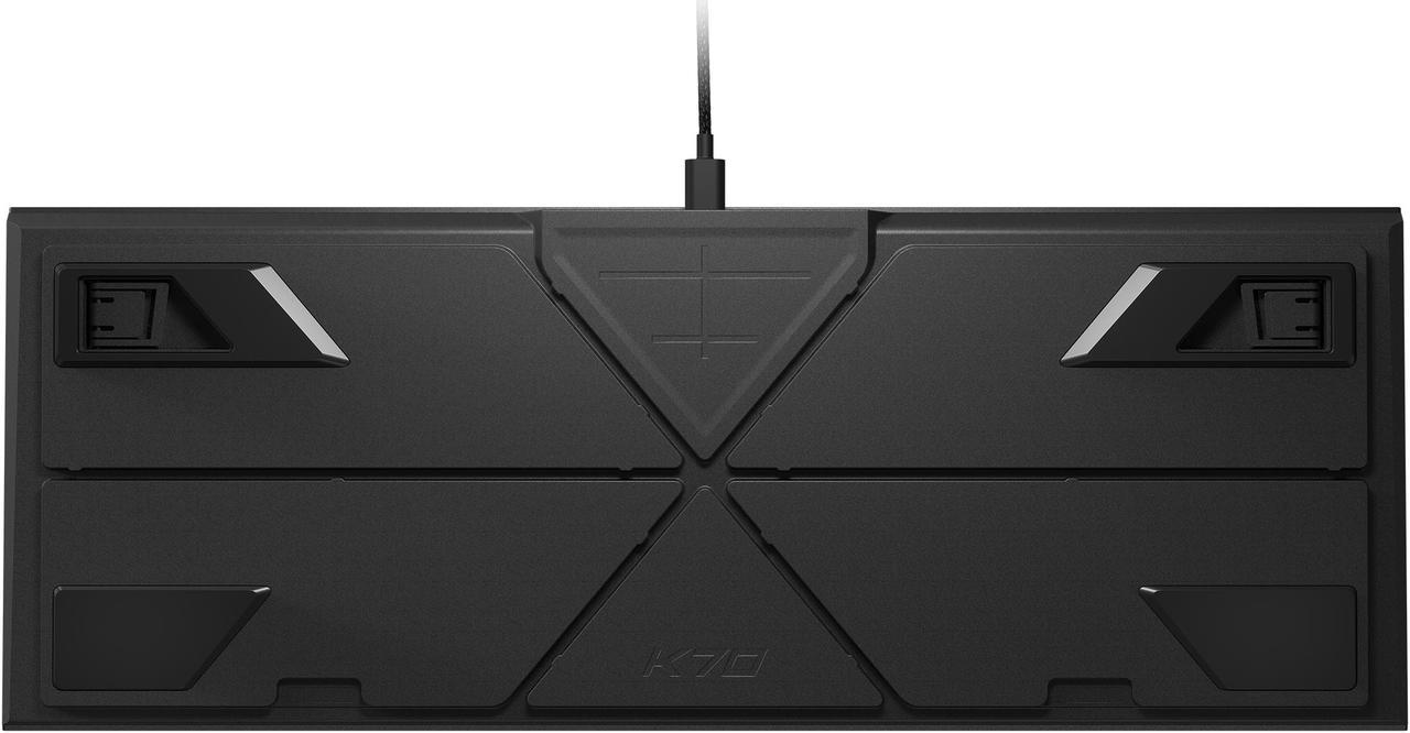 Alt view image 14 of 20 - CORSAIR K70 MAX RGB Magnetic-Mechanical Gaming Keyboard, Adjustable CORSAIR MGX Switches, Dedicated Media Controls, CORSAIR AXON, Aluminum Frame, Steel Gray