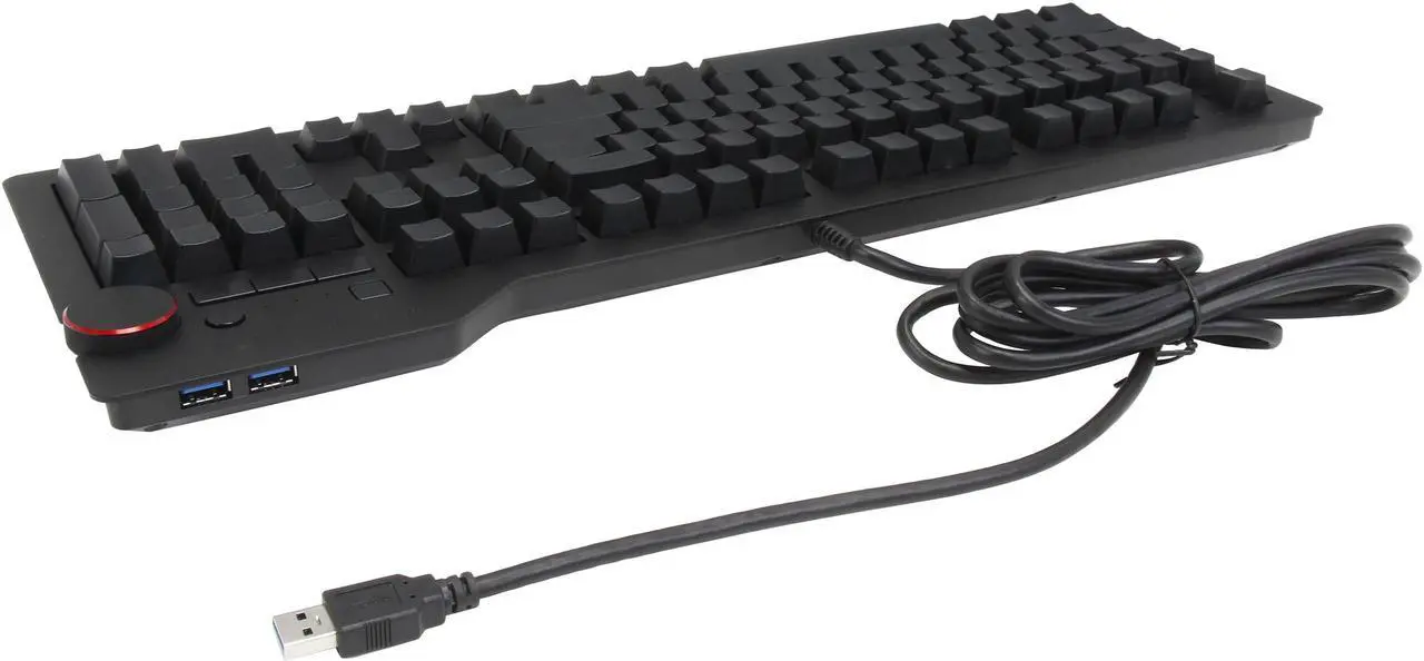 Alt view image 3 of 5 - Das Keyboard 4 Ultimate Soft Tactile MX Brown Mechanical Keyboard