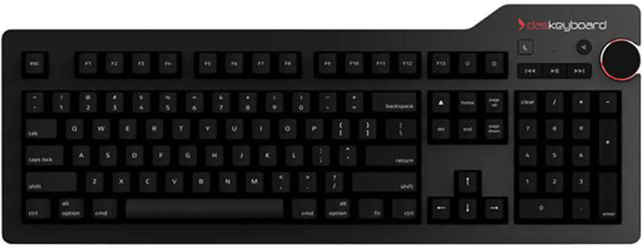 Main image of Das Keyboard 4 Professional for Mac DASK4MACCLI Black 104 Normal Keys USB Wired Gaming Mechanical Keyboard Blue Switches (Clicky)