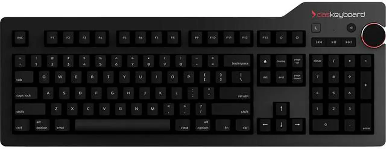 Main image of Das Keyboard 4 Professional for Mac Soft Tactile Brown Mechanical Keyboard