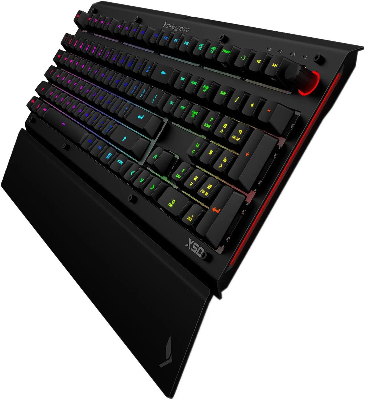 Alt view image 3 of 4 - Das Keyboard X50Q Soft Tactile RGB Smart Mechanical Gaming Keyboard