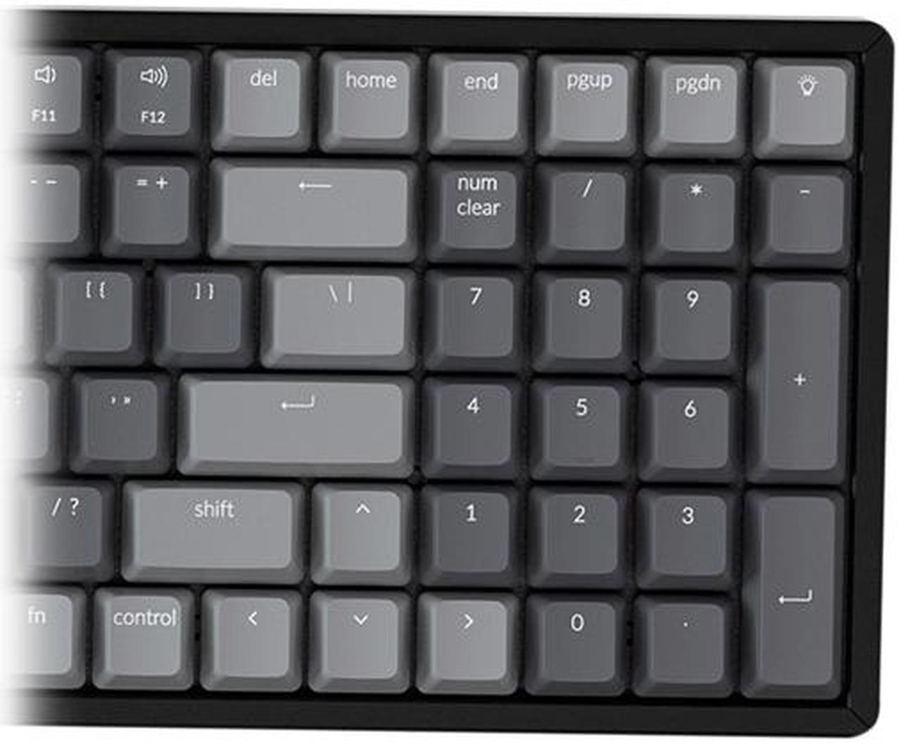 Alt view image 2 of 2 - Keychron K4 Bluetooth/USB-C Keyboard - RGB Backlit - Gateron Blue - Mac and Windows - Aluminum Frame