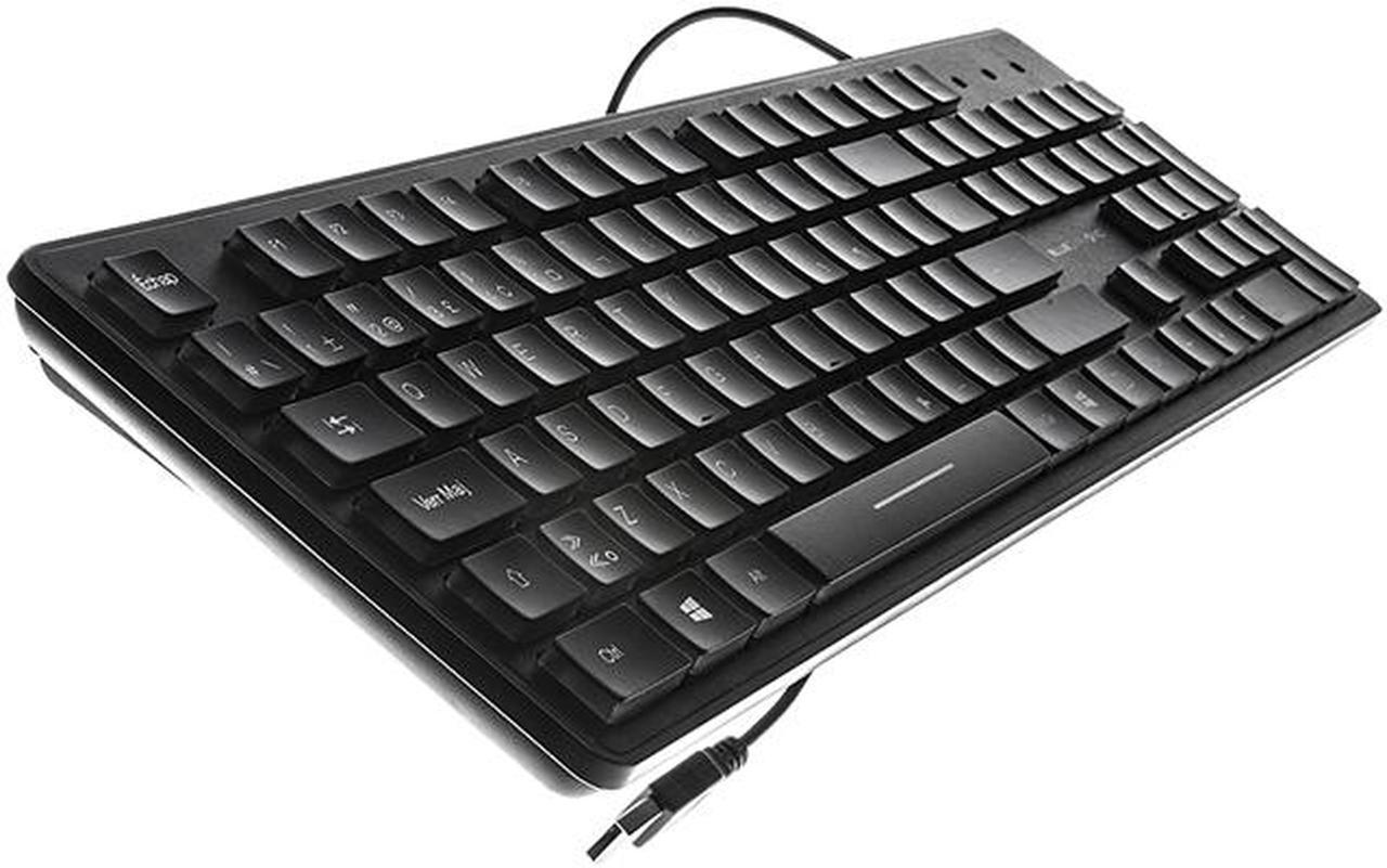 BlueDiamond Connect Backlit 37394 Black USB Wired Slim Slimline USB Keyboard