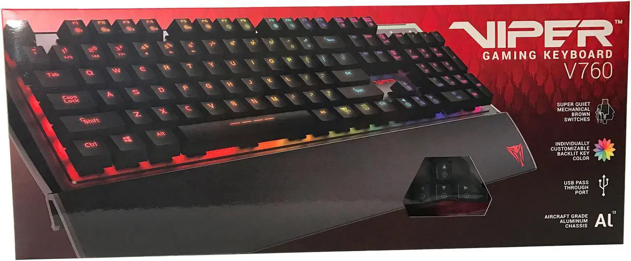 Alt view image 7 of 8 - Patriot Viper V760 Mechanical RGB Gaming Keyboard