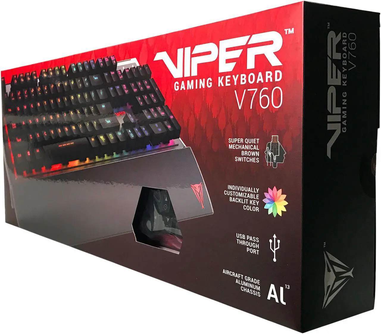 Alt view image 8 of 8 - Patriot Viper V760 Mechanical RGB Gaming Keyboard