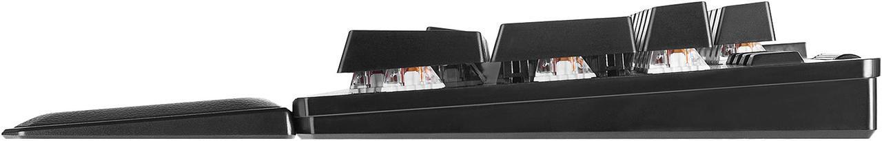 Alt view image 5 of 9 - EVGA Z15 RGB Mechanical Gaming Keyboard, Clicky Switch, RGB Backlit LED, Hot Swappable Kailh Speed Bronze Switches 822-W1-15US-KR