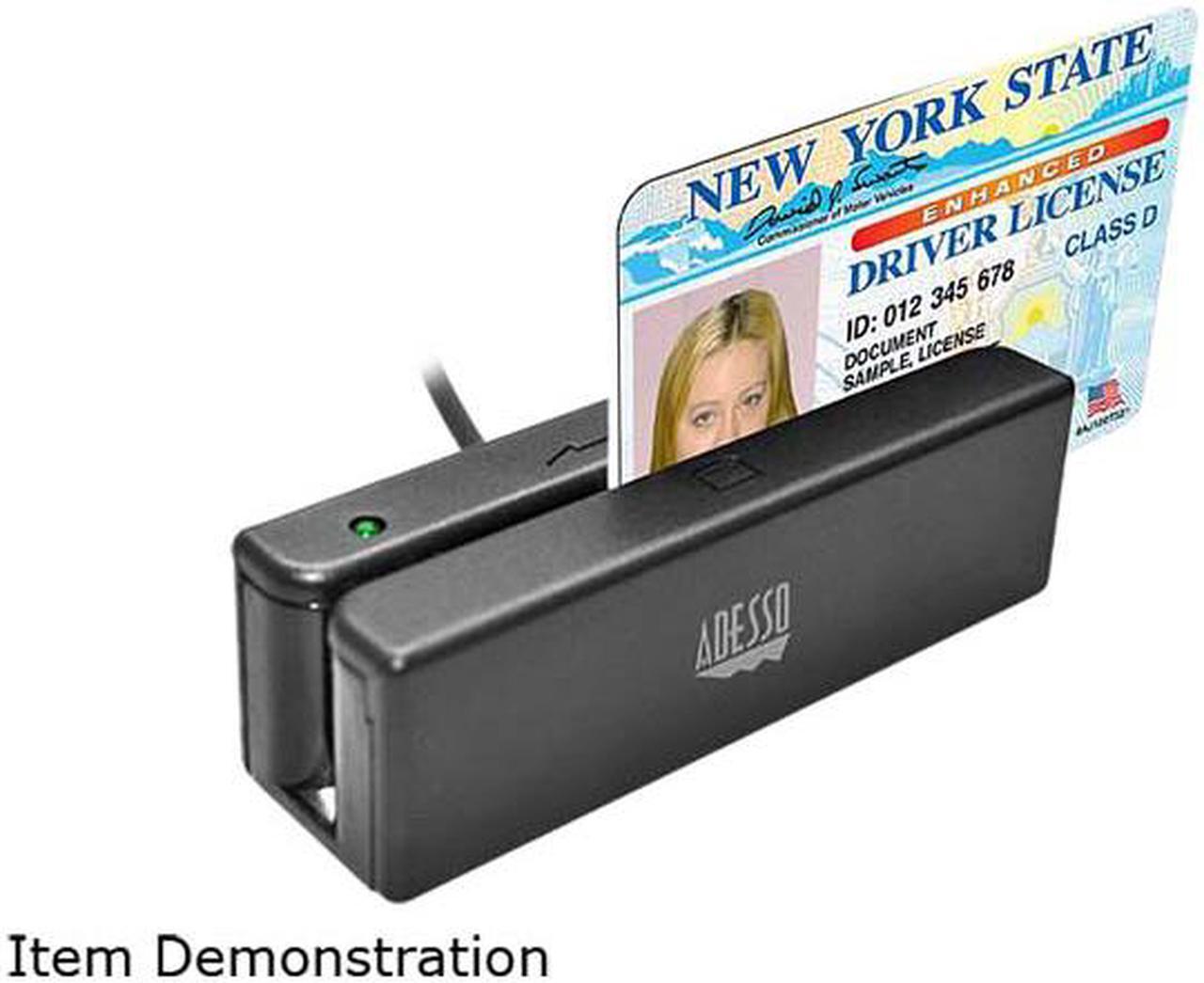Alt view image 3 of 4 - Adesso MSR-100 Magnetic Stripe Card Reader