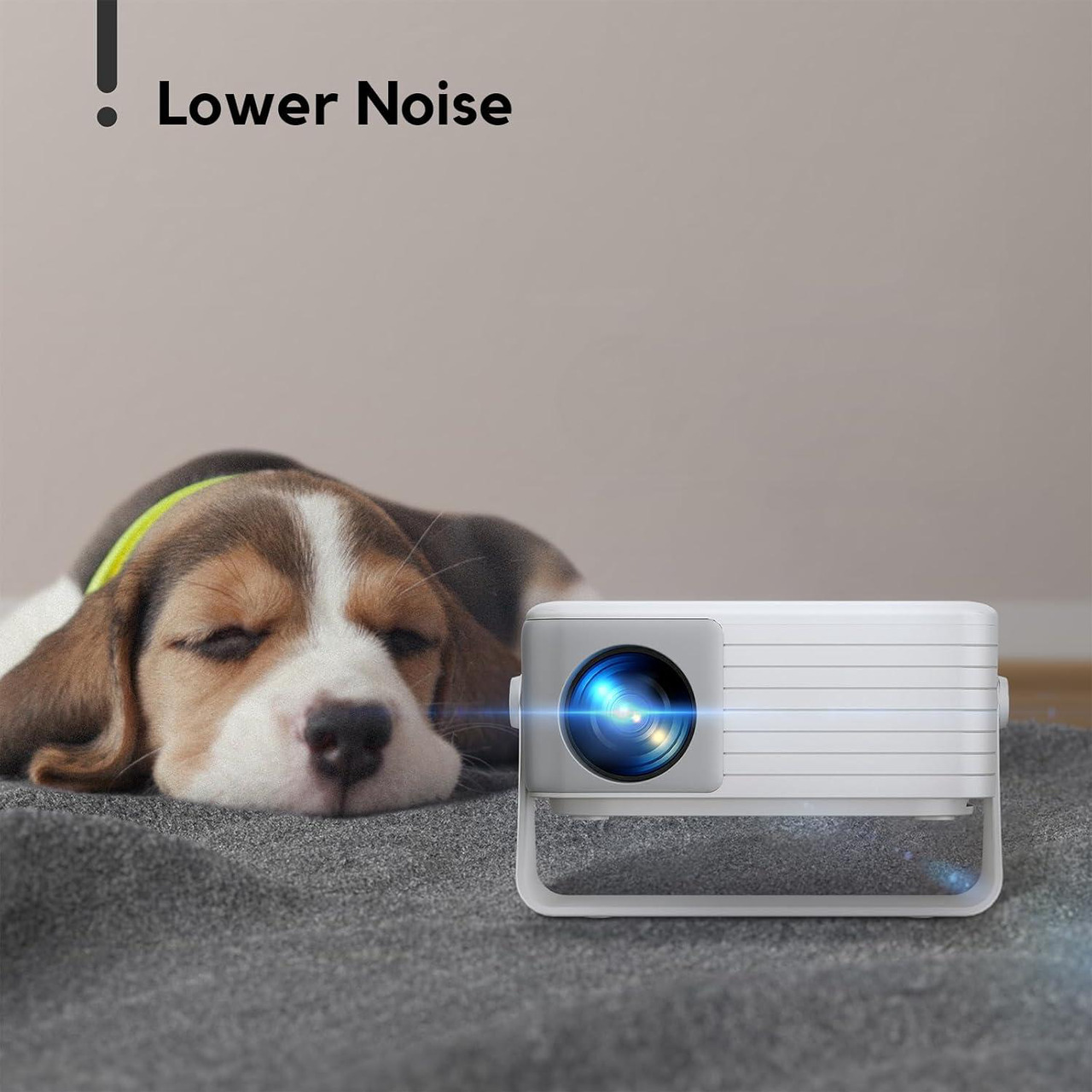 Open Box: AKIYO 1080P Full HD Portable Mini Projector, Upgraded Bluetooth Movie Projector, 360 Degree Rotating, Compatible with TV Stick iOS/Android/HDMI/USB, Indoor & Outdoor Use - Newegg.com - Open Box condition - Image 20