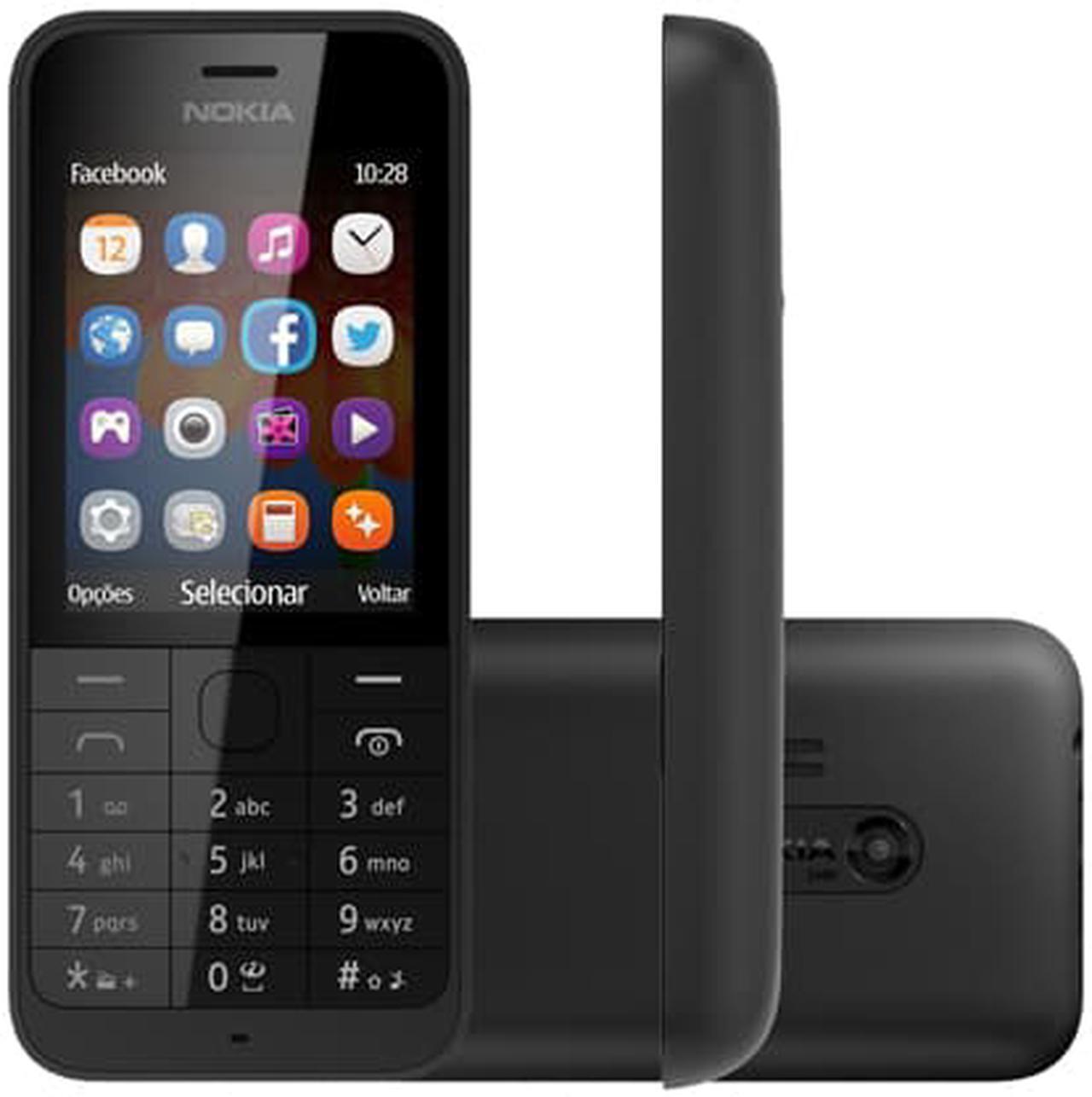 Alt view image 2 of 2 - Nokia 220 RM-971 Unlocked GSM Dual-Band Cell Phone w/ 2MP Camera - Black