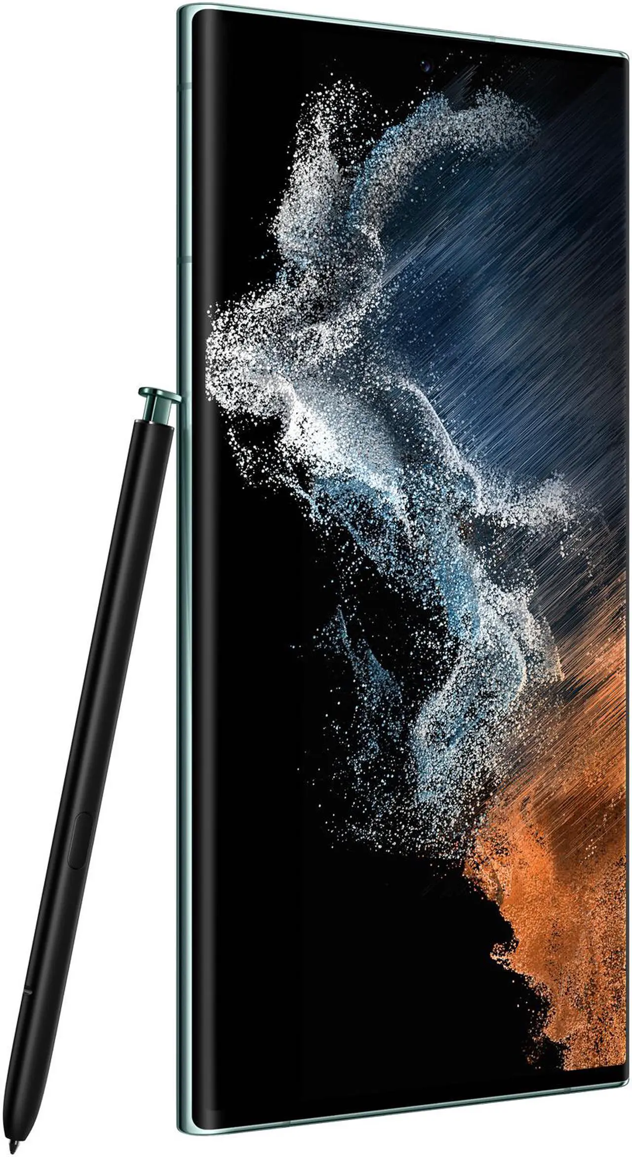 Alt view image 11 of 14 - Samsung Galaxy S22 Ultra Dual-SIM + eSIM 256GB ROM + 12GB RAM (GSM | CDMA) Factory Unlocked 5G SmartPhone (Green) - International Version