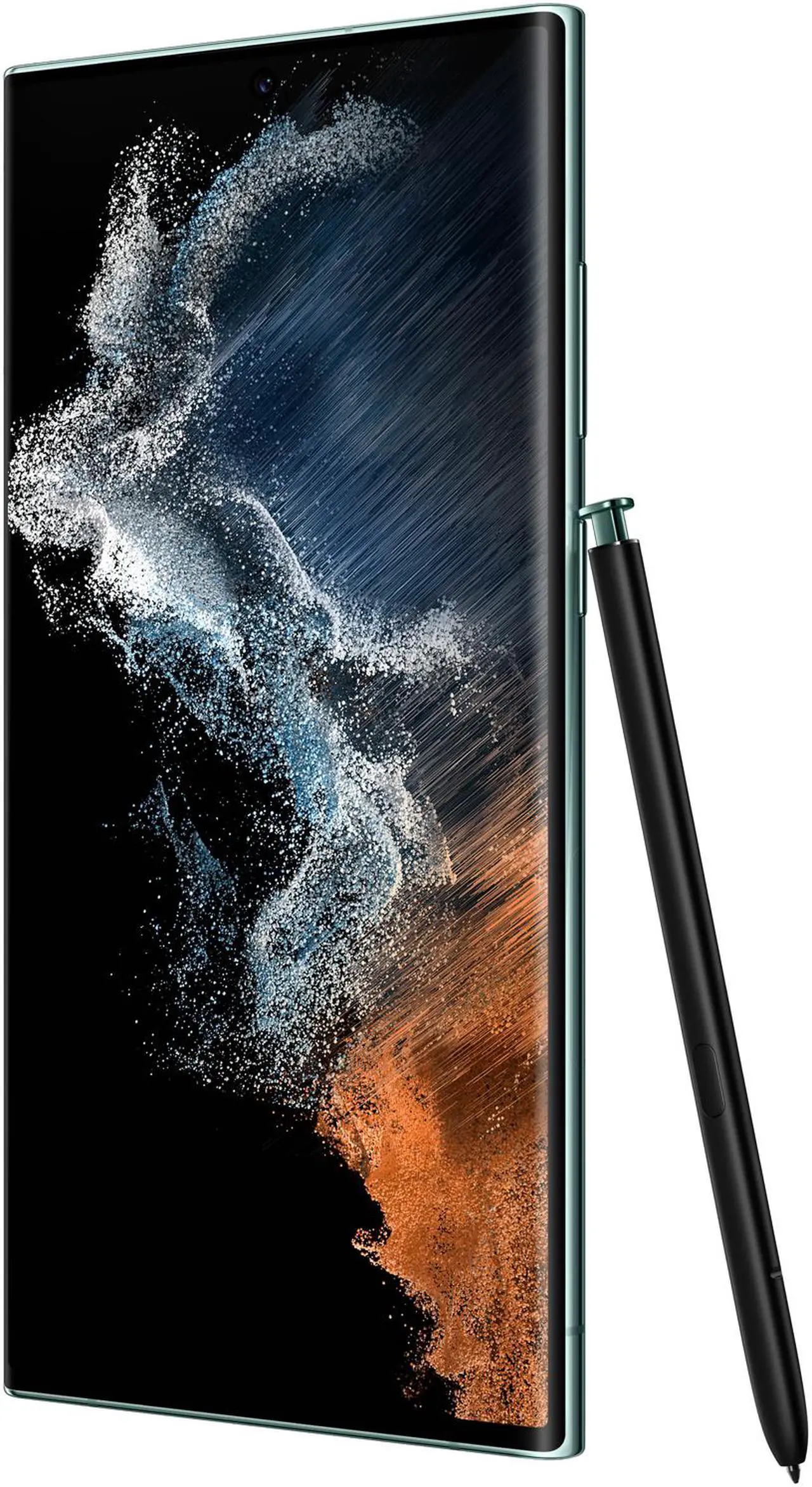Alt view image 10 of 14 - Samsung Galaxy S22 Ultra Dual-SIM + eSIM 256GB ROM + 12GB RAM (GSM | CDMA) Factory Unlocked 5G SmartPhone (Green) - International Version