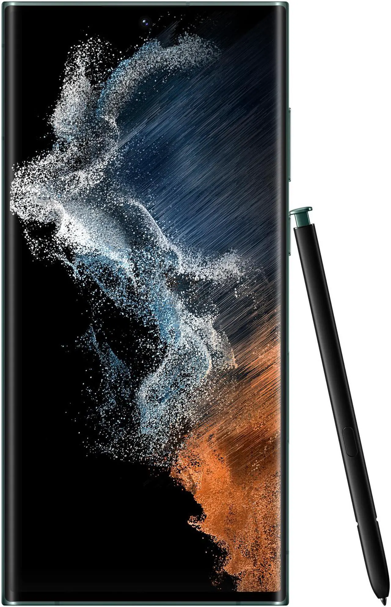 Alt view image 9 of 14 - Samsung Galaxy S22 Ultra Dual-SIM + eSIM 256GB ROM + 12GB RAM (GSM | CDMA) Factory Unlocked 5G SmartPhone (Green) - International Version