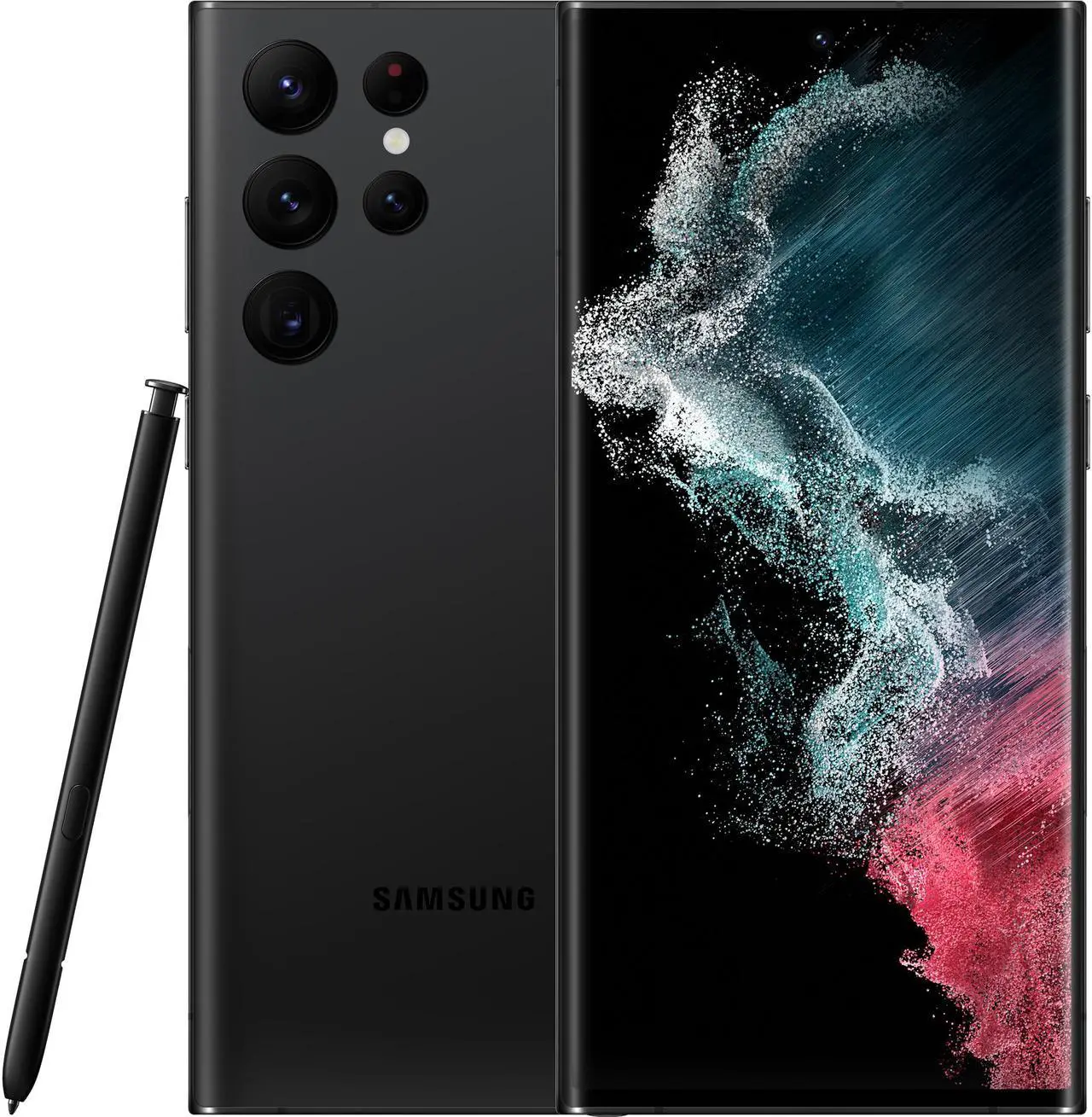 Samsung Galaxy S22 Ultra Dual-SIM + eSIM 256GB ROM + 12GB RAM (GSM | CDMA) Factory Unlocked 5G SmartPhone (Phantom Black) - International Version