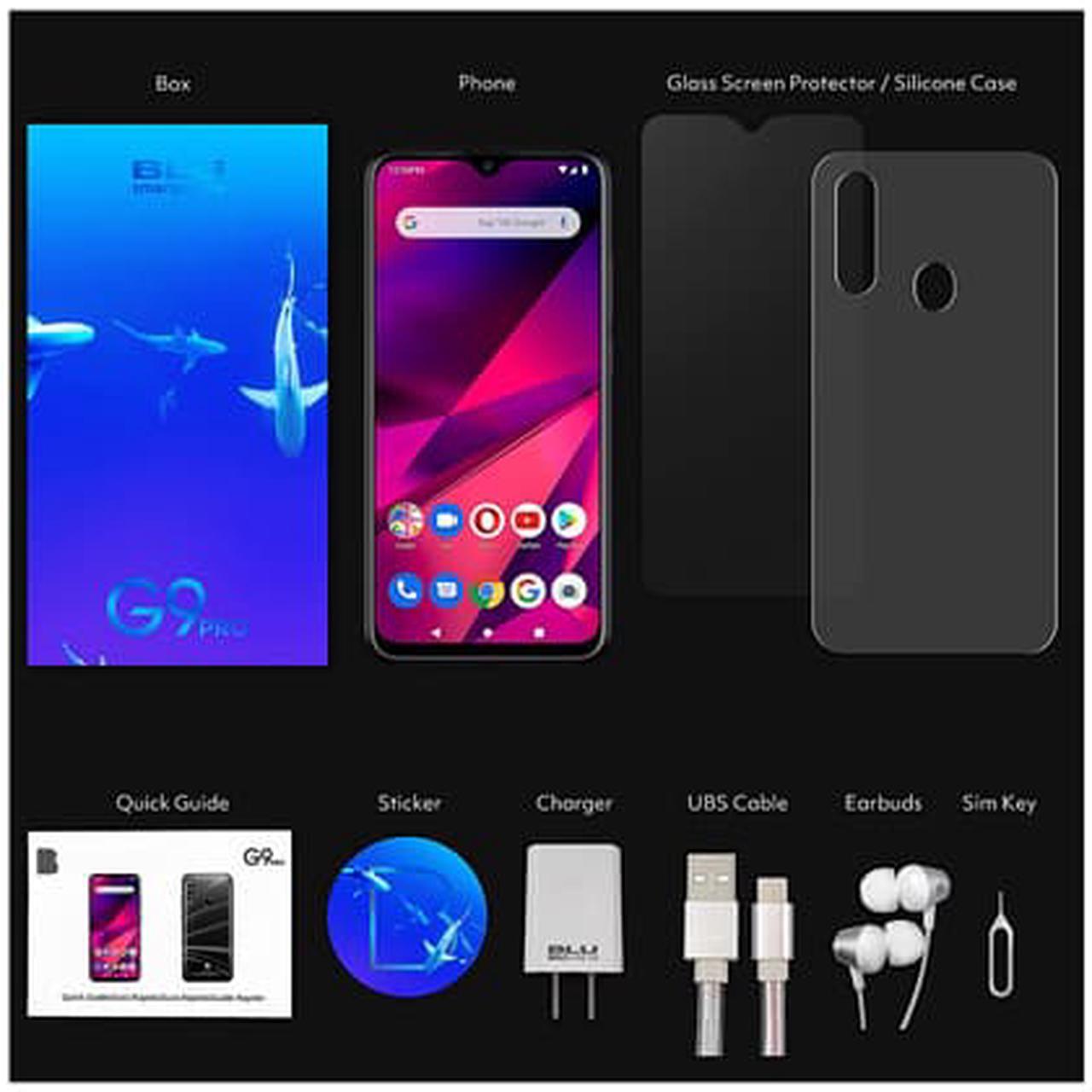 Alt view image 8 of 8 - BLU G9 Pro G0231WW 128GB Unlocked GSM Phone w/ Triple Camera 24MP - Black