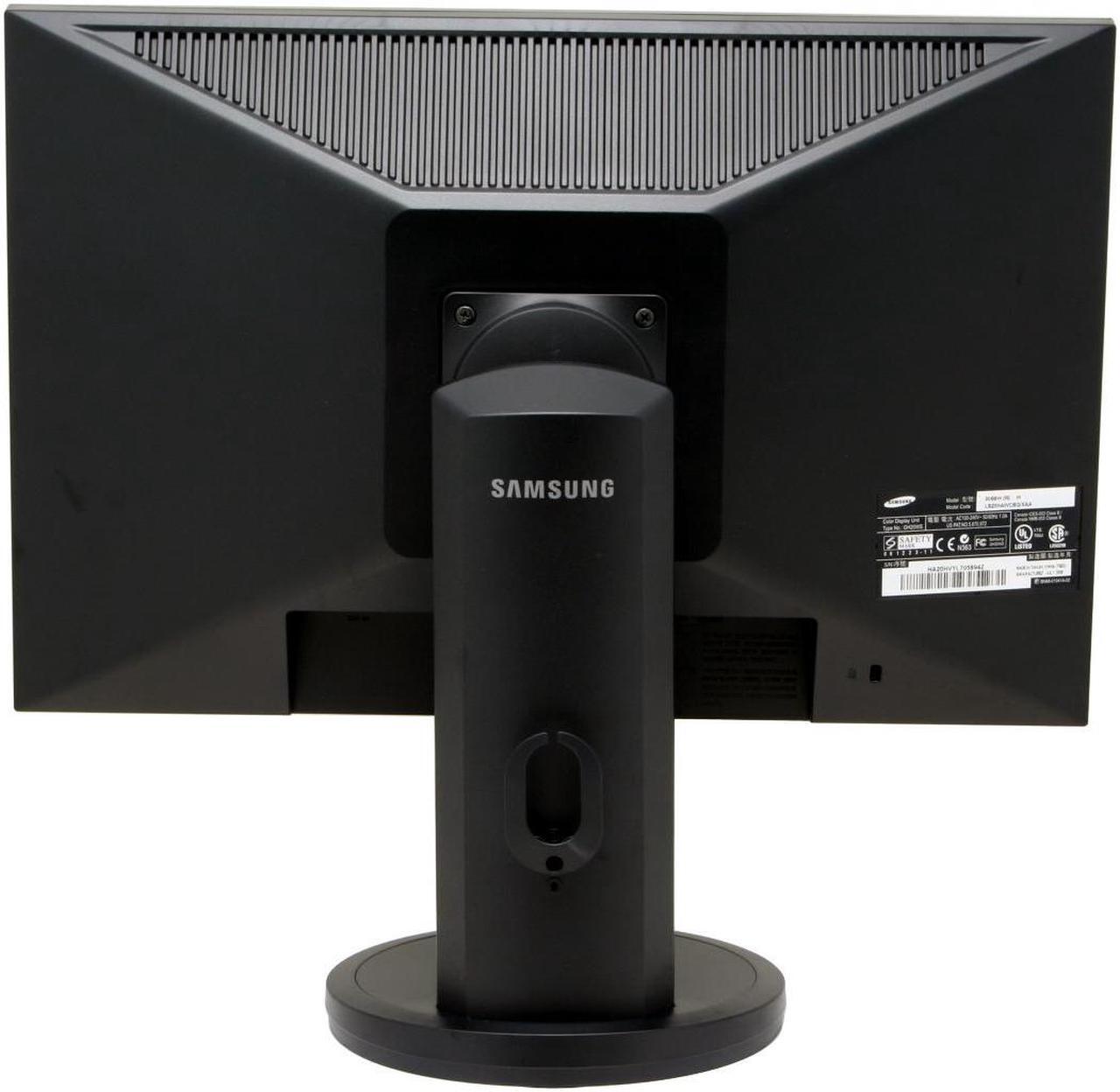 Alt view image 6 of 10 - SAMSUNG 20.1" a-si TFT/TN WSXGA+ LCD Monitor with Height Adjustments 6 ms D-Sub, DVI-D 205BW