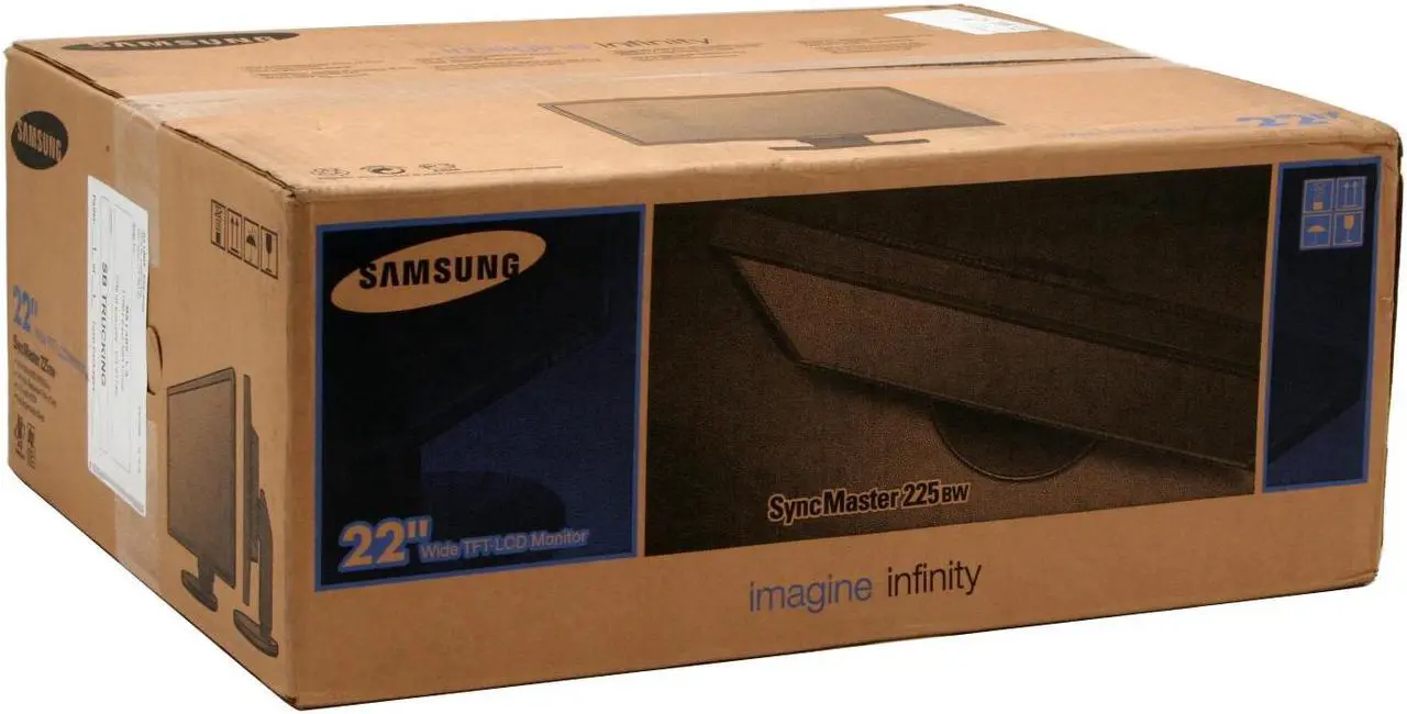 Alt view image 9 of 9 - SAMSUNG 22" a-si TFT/TN LCD WSXGA+ LCD Monitor with Height Adjustments 5 ms (GTG) D-Sub, DVI-D 225BW