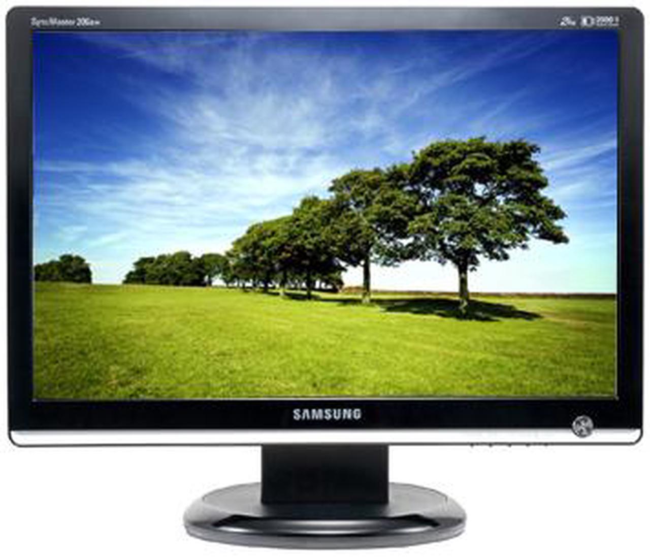 Alt view image 2 of 11 - SAMSUNG 20" a-si TFT/TN WSXGA+ LCD Monitor 2 ms (GTG) D-Sub, DVI-D 206BW