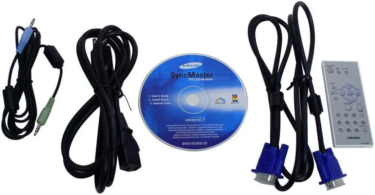 Alt view image 9 of 10 - SAMSUNG 710MP-SV Silver 17" 8ms   LCD Monitor w/ TV Tuner 300 cd/m2 700:1