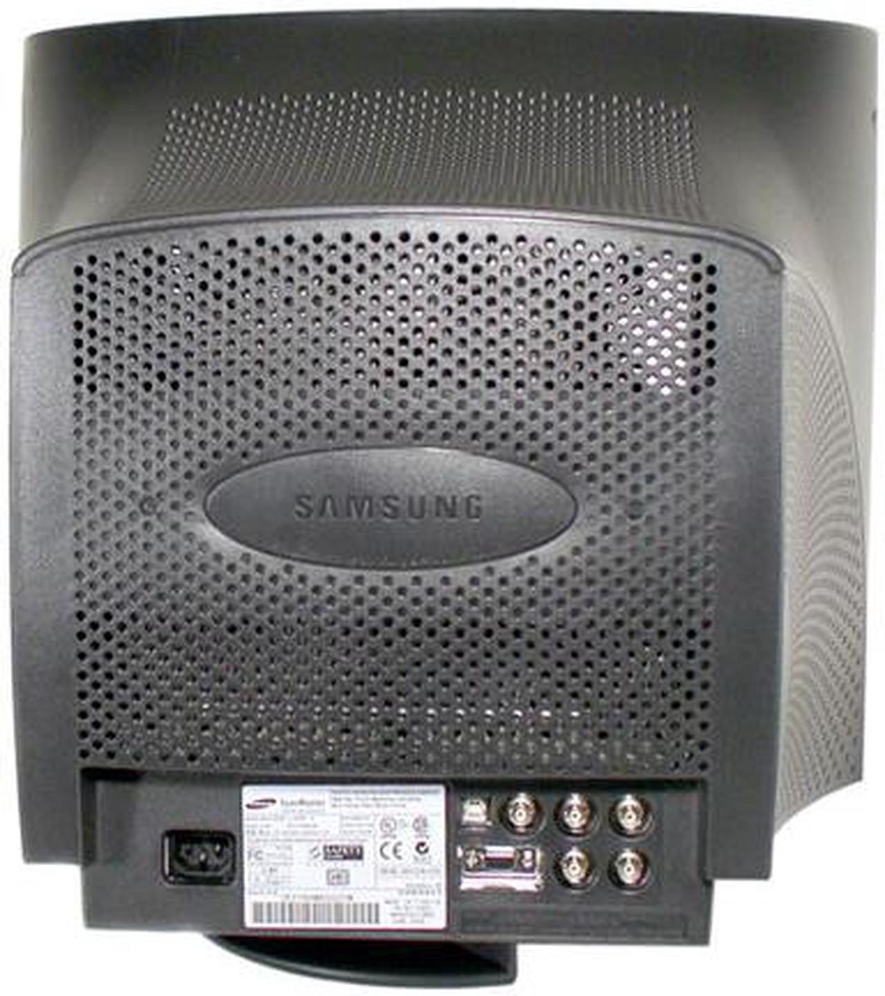 Alt view image 2 of 4 - SAMSUNG 1100DF-Black Black 21" DynaFlat CRT Monitor 0.20mm Dot Pitch D-Sub