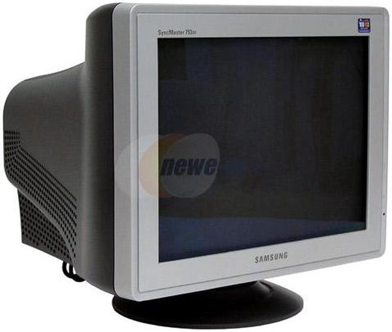 Alt view image 2 of 7 - SAMSUNG 793DF-T/T Silver-Black 17" DynaFlat CRT Monitor 0.20mm (H) Dot Pitch D-Sub
