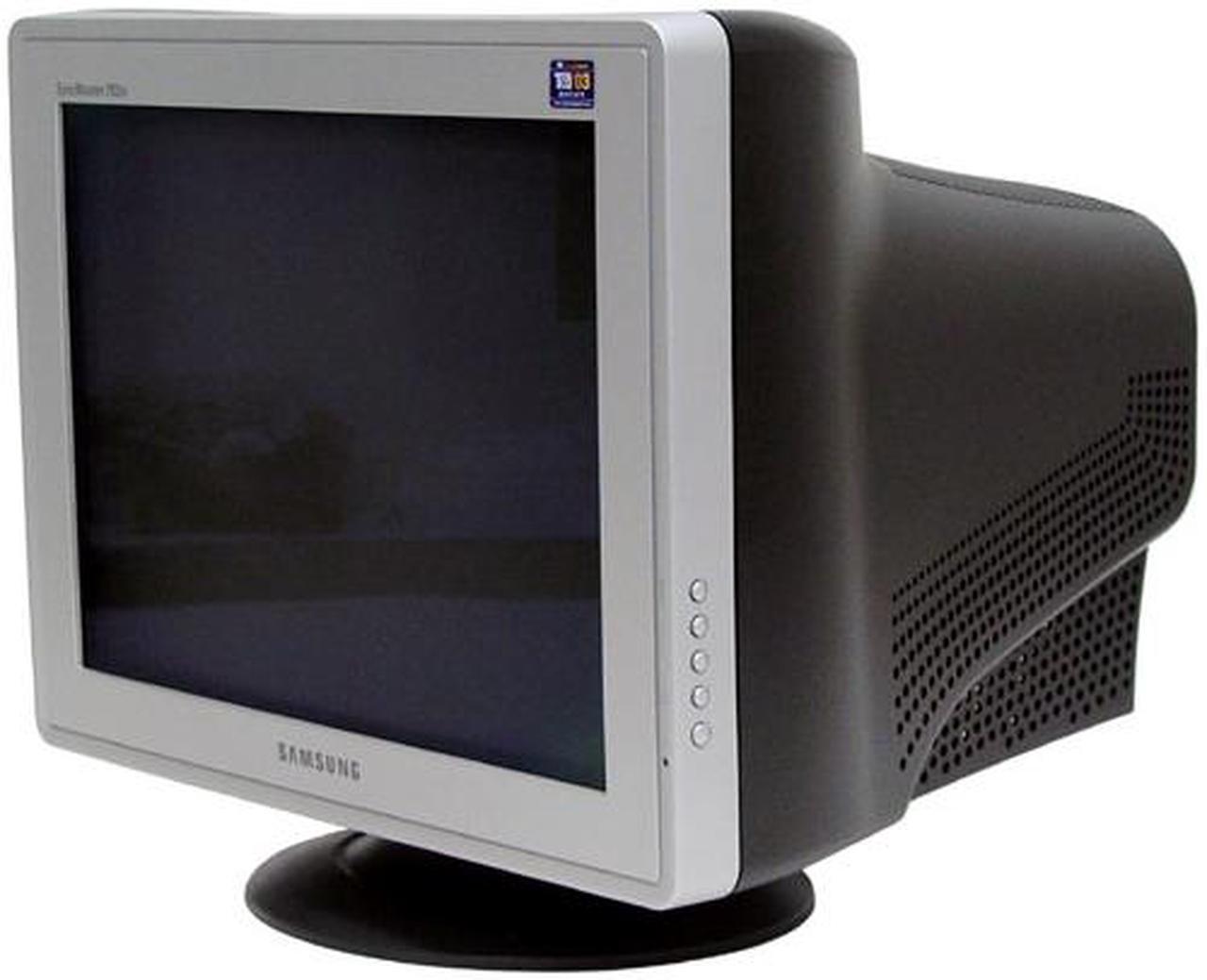 Alt view image 4 of 7 - SAMSUNG 793DF-T/T Silver-Black 17" DynaFlat CRT Monitor 0.20mm (H) Dot Pitch D-Sub
