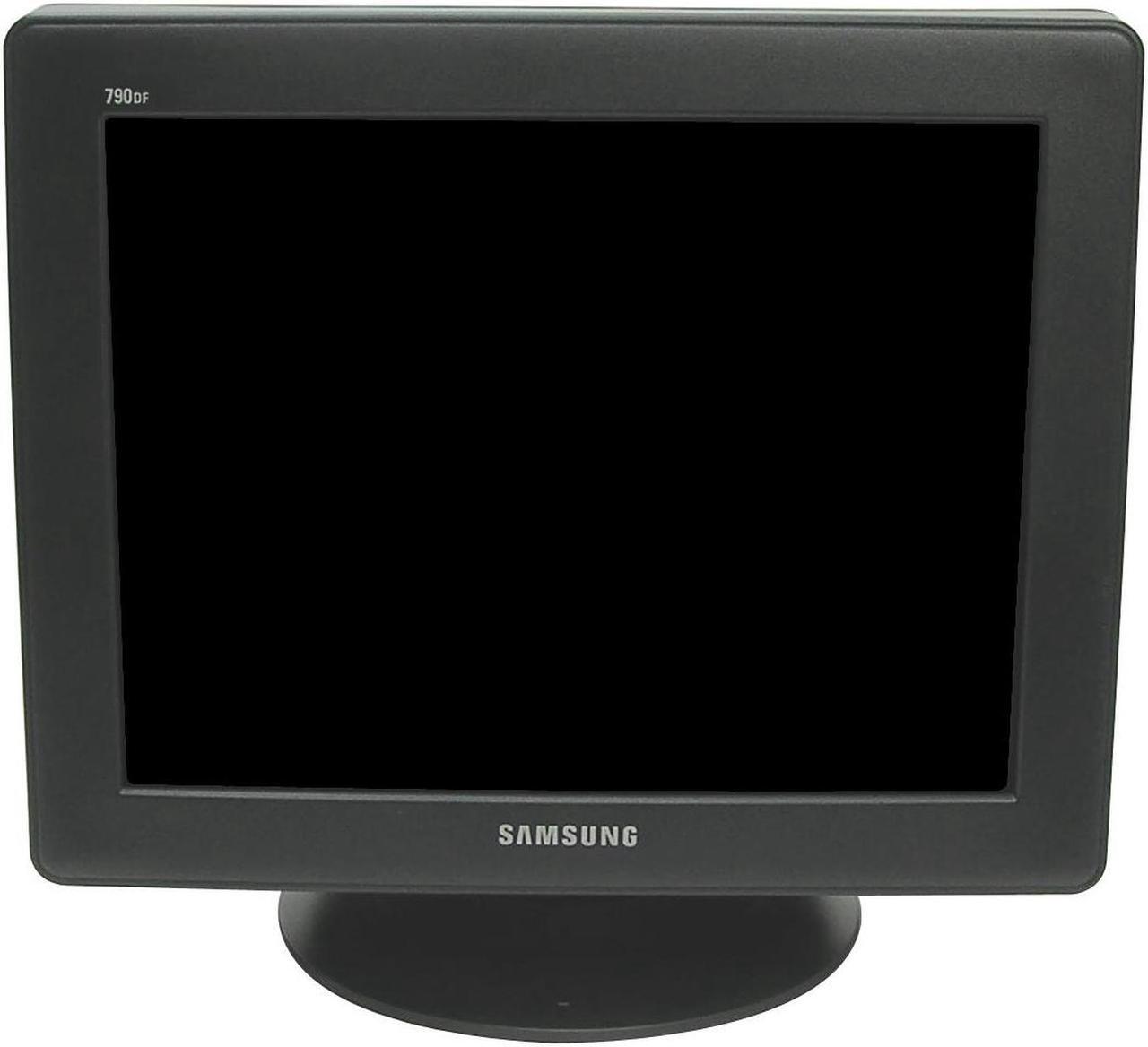 Alt view image 3 of 8 - SAMSUNG SyncMaster 790df Black 17" CRT Monitor 0.20mm Dot Pitch 15-Pin D-SUB