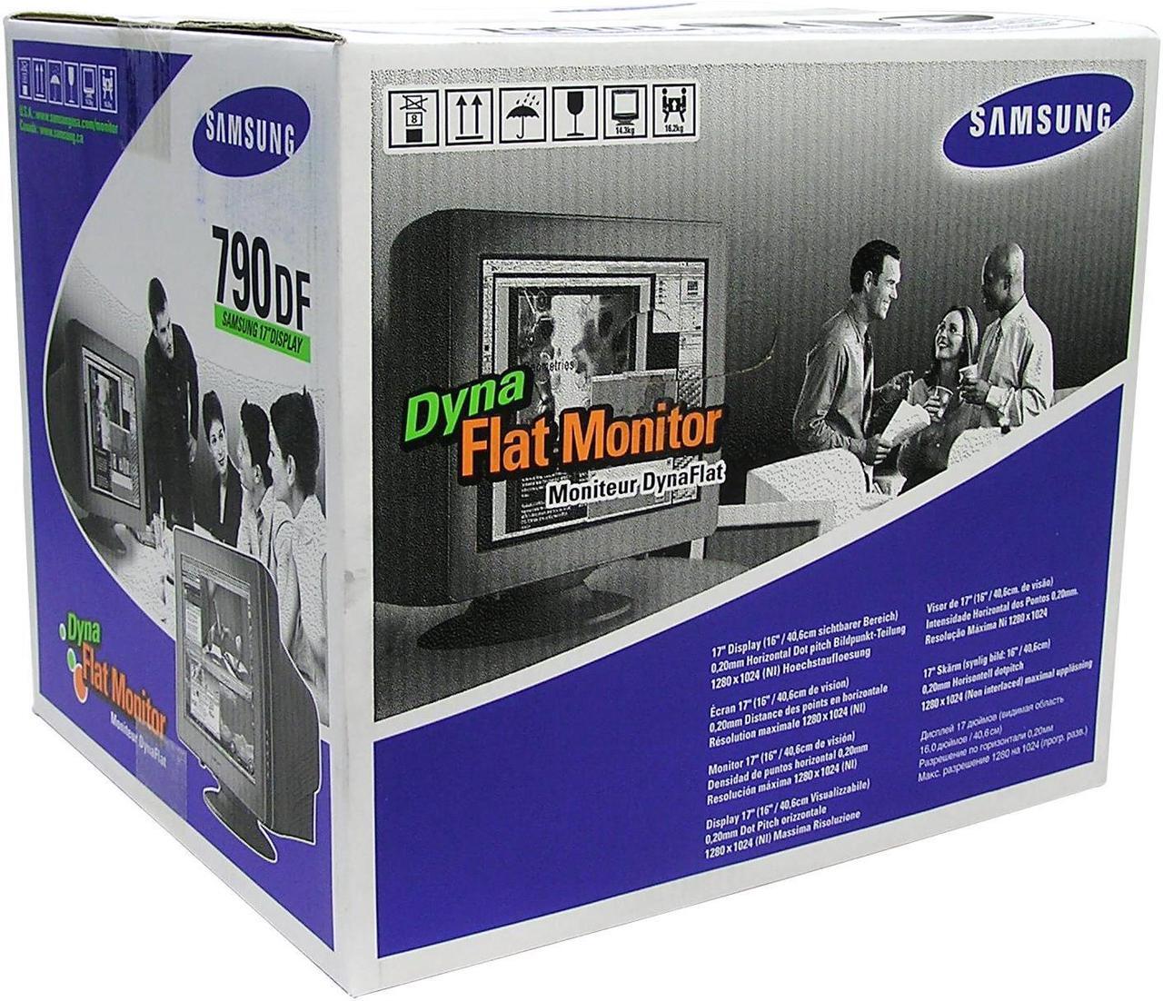 Alt view image 8 of 8 - SAMSUNG SyncMaster 790df Black 17" CRT Monitor 0.20mm Dot Pitch 15-Pin D-SUB