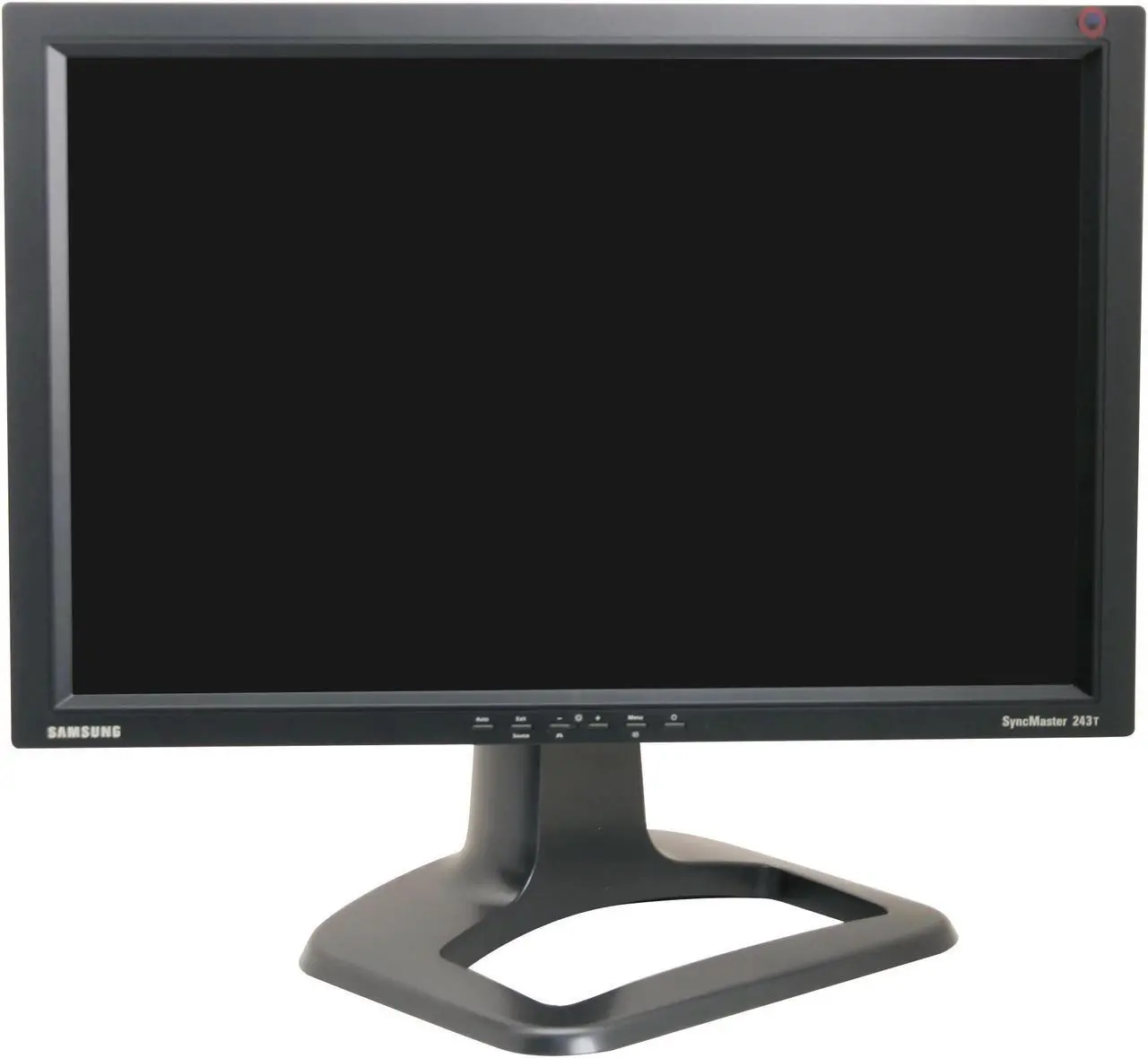 Alt view image 5 of 10 - SAMSUNG 243T-Black Black 24" 25ms DVI Widescreen LCD Monitor 300 cd/m2 500:1