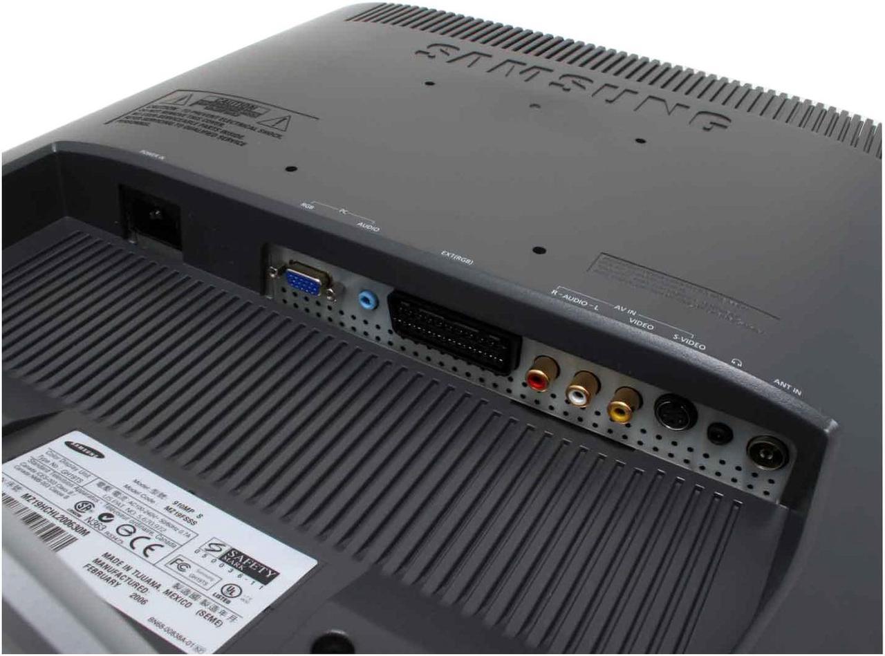 Alt view image 6 of 11 - SAMSUNG 19" a-si TFT/TN SXGA LCD Monitor w/ Built-in TV tuner, 8 ms D-Sub, S-Video, Composite 910MP-Silver