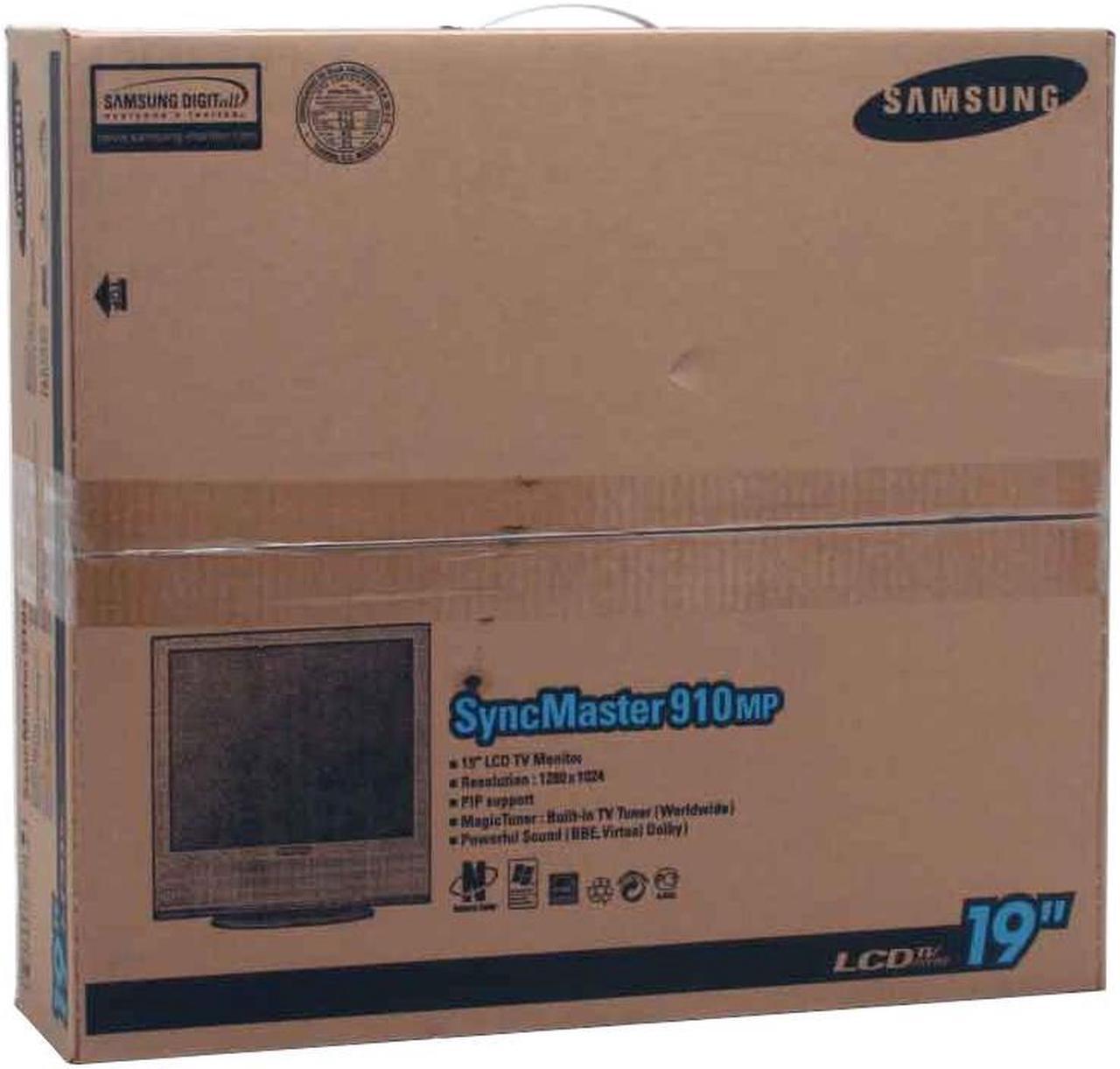 Alt view image 11 of 11 - SAMSUNG 19" a-si TFT/TN SXGA LCD Monitor w/ Built-in TV tuner, 8 ms D-Sub, S-Video, Composite 910MP-Silver