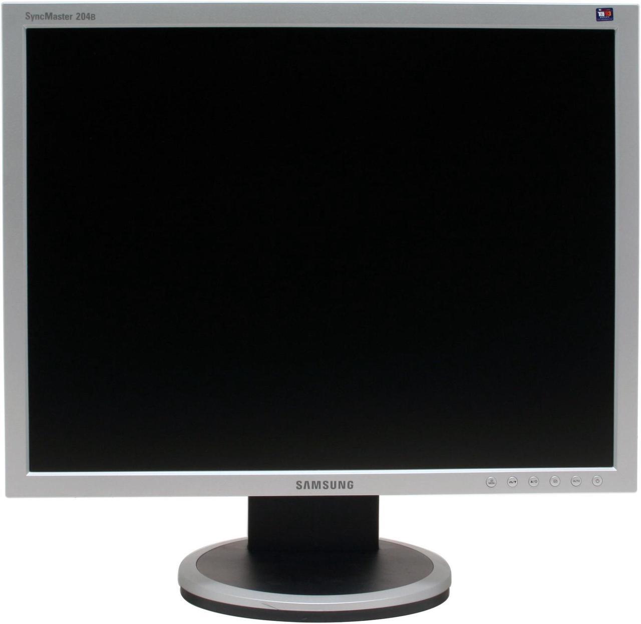 Alt view image 3 of 13 - SAMSUNG 20" a-si TFT/TN UXGA LCD Monitor with Height & Pivot Adjustments 5 ms D-Sub, DVI-D 204B-SV