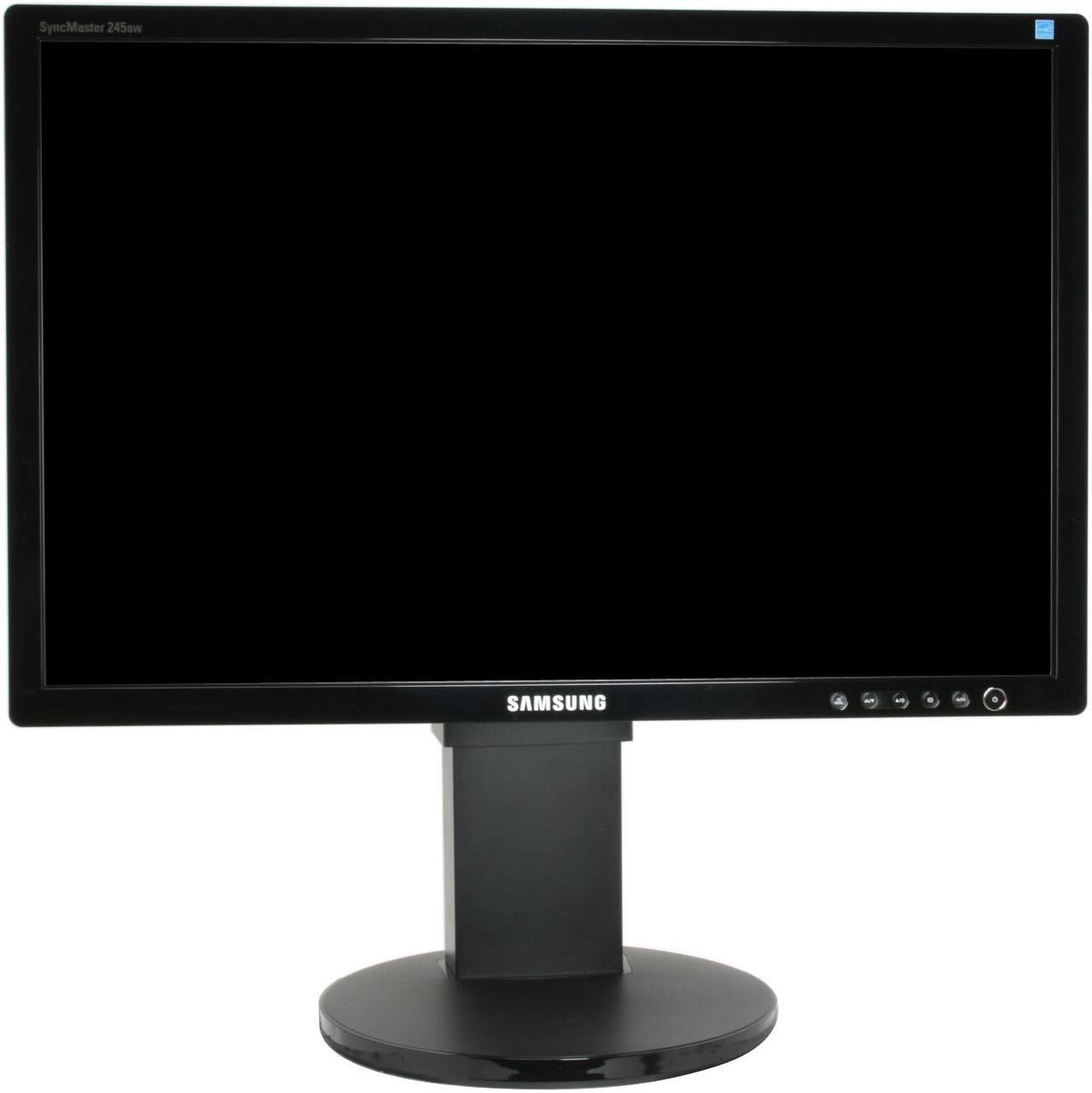 Alt view image 10 of 13 - SAMSUNG 24" a-si TFT/TN WUXGA LCD Monitor with Height Adjustment 5 ms D-Sub, DVI-D 245BW