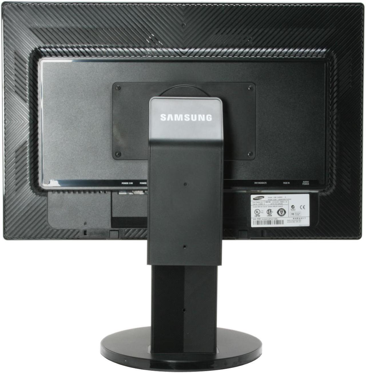 Alt view image 6 of 13 - SAMSUNG 24" a-si TFT/TN WUXGA LCD Monitor with Height Adjustment 5 ms D-Sub, DVI-D 245BW