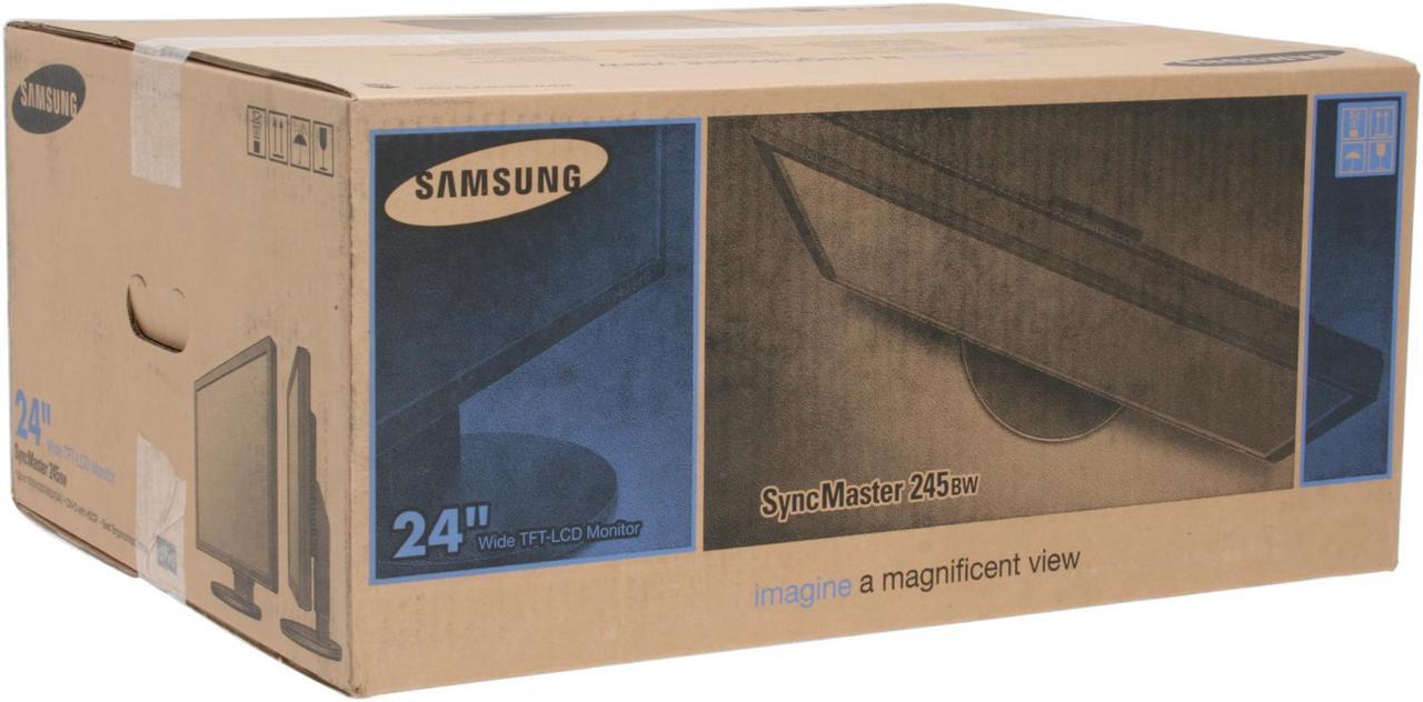 Alt view image 13 of 13 - SAMSUNG 24" a-si TFT/TN WUXGA LCD Monitor with Height Adjustment 5 ms D-Sub, DVI-D 245BW