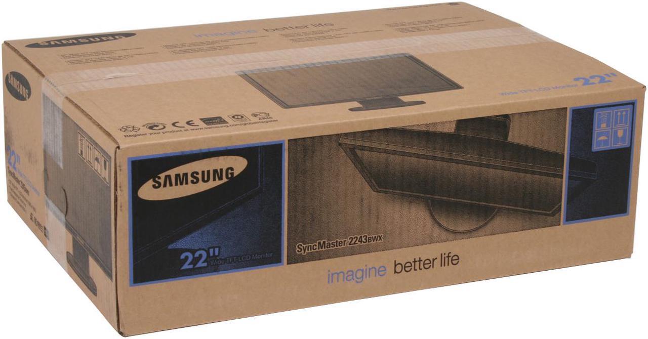Alt view image 14 of 14 - SAMSUNG 2243BWX High Gloss Piano Black 22" 5ms DVI Widescreen LCD Monitor with Height/Pivot Adjustments and 2-port USB Hub 300 cd/m2 DC 8000:1