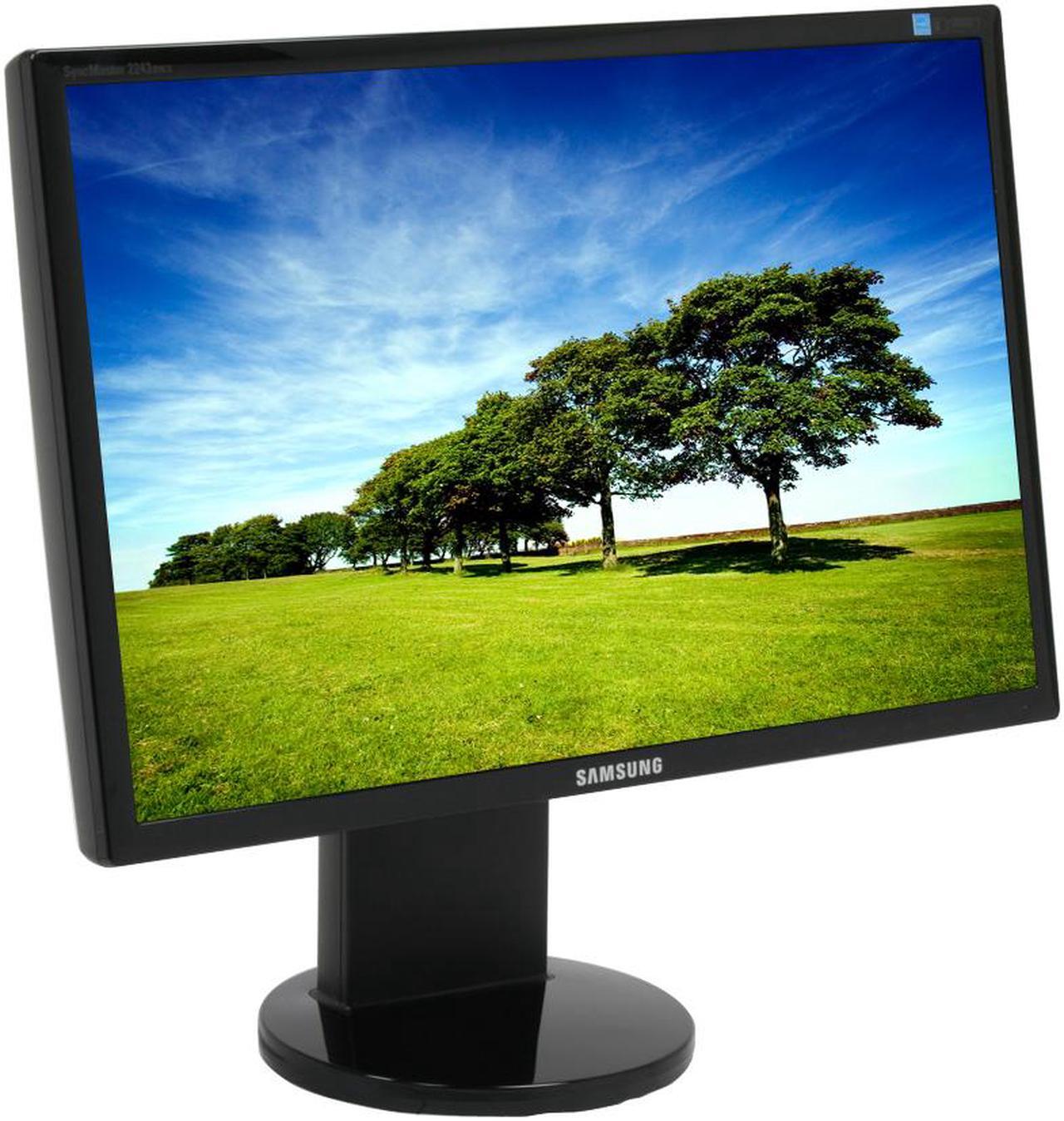 Alt view image 3 of 14 - SAMSUNG 2243BWX High Gloss Piano Black 22" 5ms DVI Widescreen LCD Monitor with Height/Pivot Adjustments and 2-port USB Hub 300 cd/m2 DC 8000:1