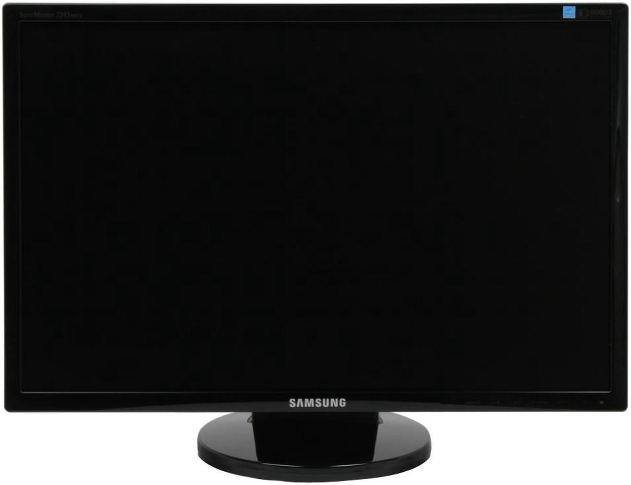 Alt view image 10 of 14 - SAMSUNG 2243BWX High Gloss Piano Black 22" 5ms DVI Widescreen LCD Monitor with Height/Pivot Adjustments and 2-port USB Hub 300 cd/m2 DC 8000:1
