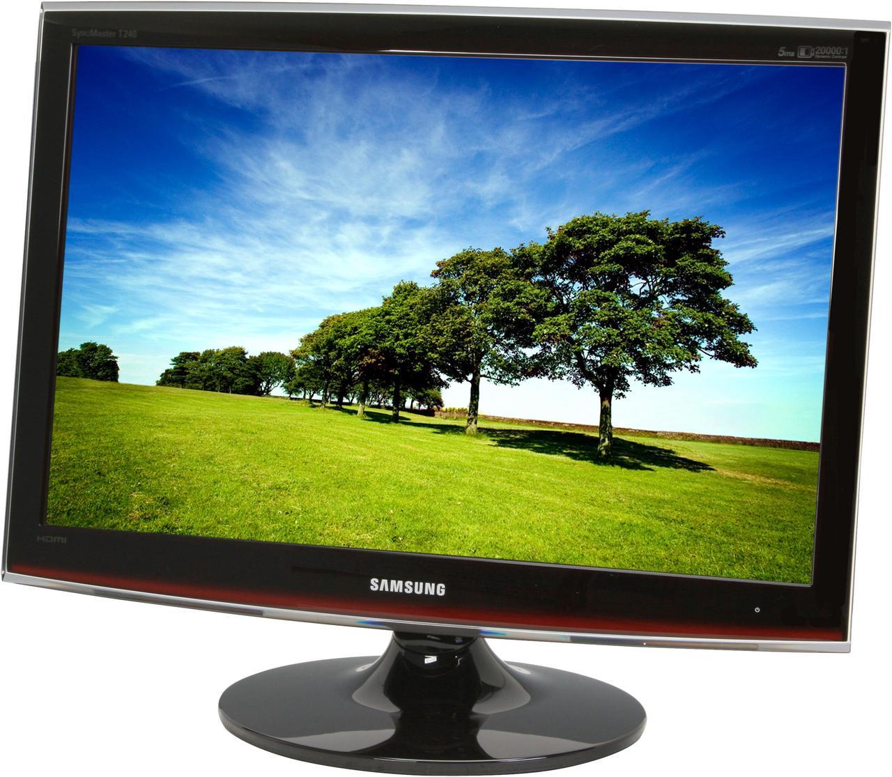 SAMSUNG 24" a-si TFT/TN WUXGA LCD Monitor 5 ms 1920 x 1200 D-Sub, DVI, HDMI T240