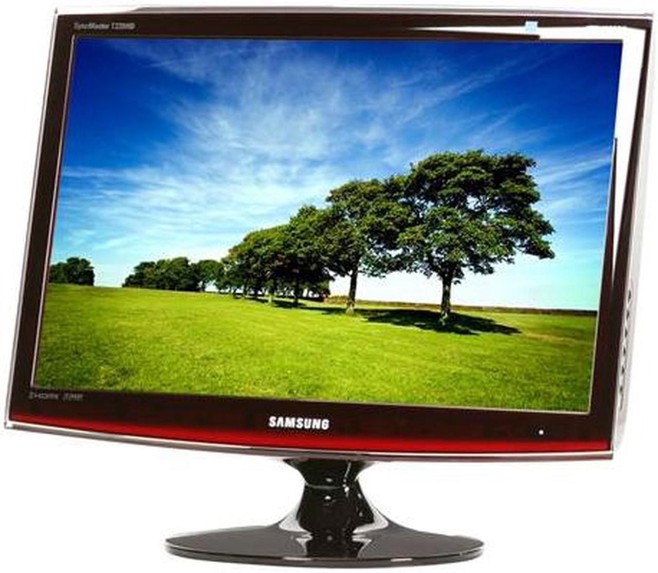 SAMSUNG ToC T220HD Rose Black 22" 5ms HDMI Widescreen HDTV Monitor 300 cd/m2 DC 10000:1 Built in DTV Tuner & Dolby Digital Surround Speakers