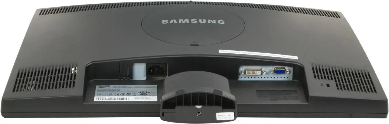 Alt view image 8 of 13 - SAMSUNG 24" LCD Monitor 5 ms D-Sub, DVI 2443BWX