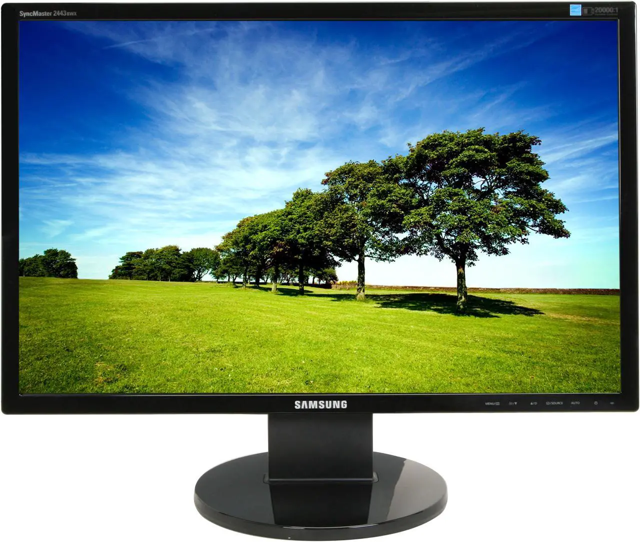 Alt view image 2 of 13 - SAMSUNG 24" LCD Monitor 5 ms D-Sub, DVI 2443BWX