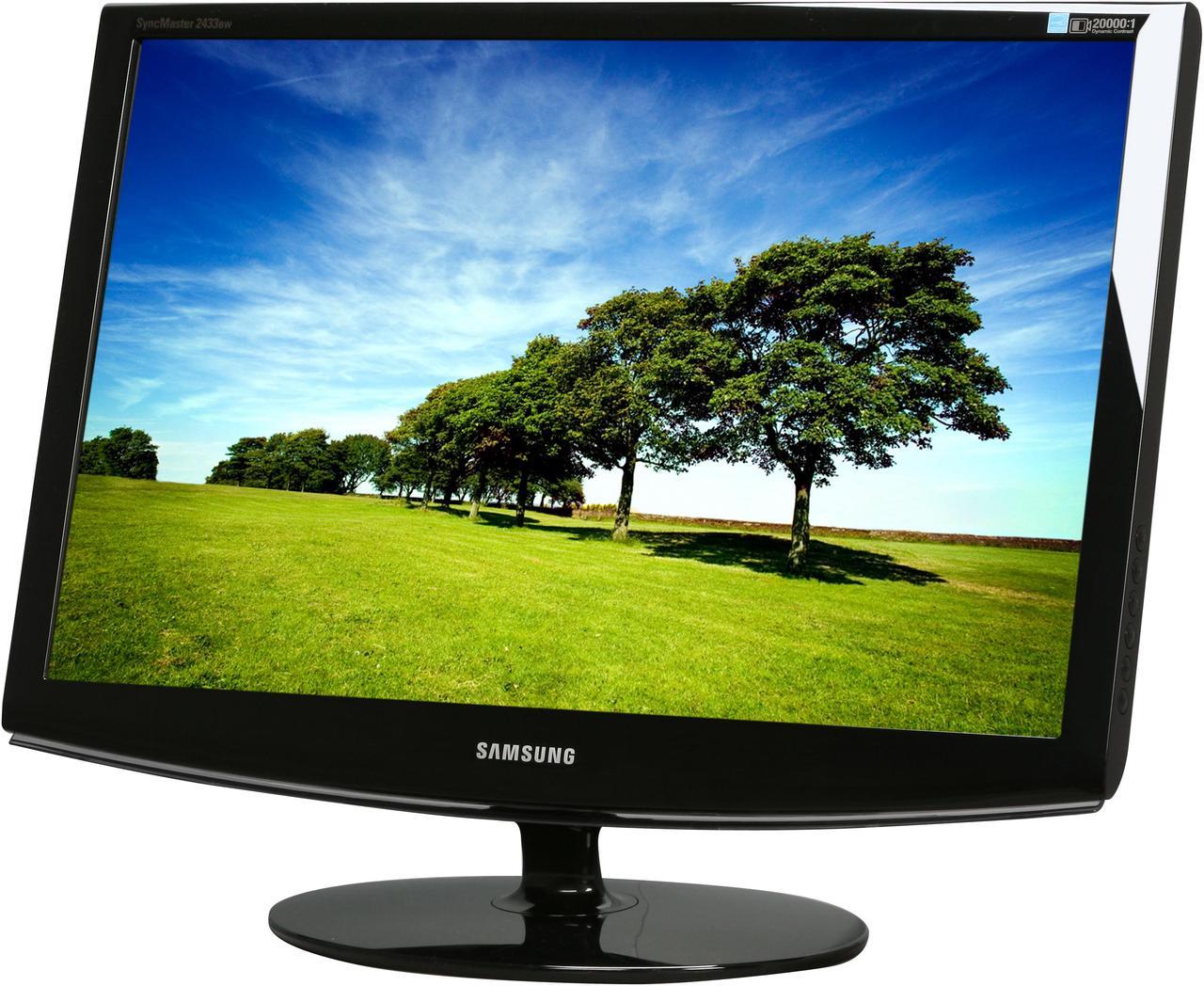 Main image of SAMSUNG 24" a-si TFT/TN WUXGA LCD Monitor 5 ms D-Sub, DVI 2433BW