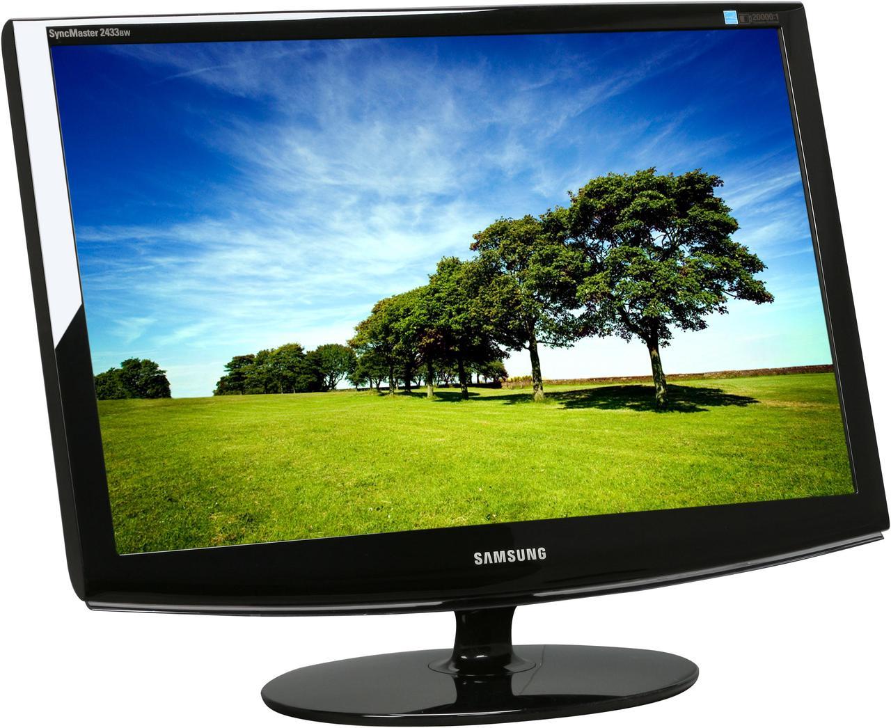 Alt view image 3 of 13 - SAMSUNG 24" a-si TFT/TN WUXGA LCD Monitor 5 ms D-Sub, DVI 2433BW